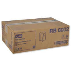 Outlet RB8002 Universal 7.88 in. x 800 ft. 1-Ply Hand Towel Roll - White (6/Carton) Paper & Dispensers