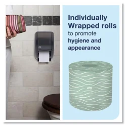 Clearance TM1616S 2-Ply Septic Safe Universal Bath Tissue - White (96/Carton) Paper & Dispensers