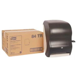 Clearance 84TR 12.94 in. x 9.25 in. x 15.5 in. Hand Towel Roll Dispenser - Smoke Paper & Dispensers