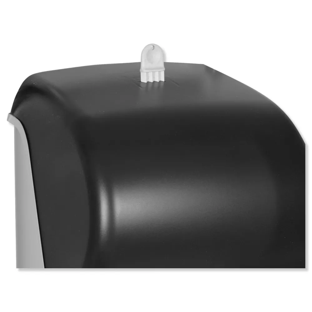 Clearance 84TR 12.94 in. x 9.25 in. x 15.5 in. Hand Towel Roll Dispenser - Smoke Paper & Dispensers