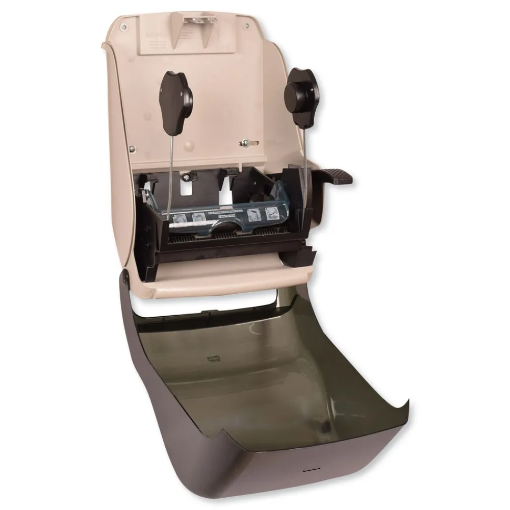 Clearance 84TR 12.94 in. x 9.25 in. x 15.5 in. Hand Towel Roll Dispenser - Smoke Paper & Dispensers