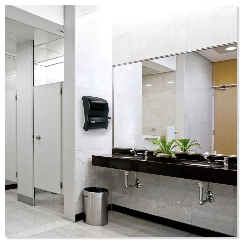 Clearance 84TR 12.94 in. x 9.25 in. x 15.5 in. Hand Towel Roll Dispenser - Smoke Paper & Dispensers