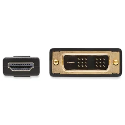 Outlet 10 ft. Digital Monitor Adapter M/M HDMI to DVI-D Cable - Black Office Electronics & Batteries