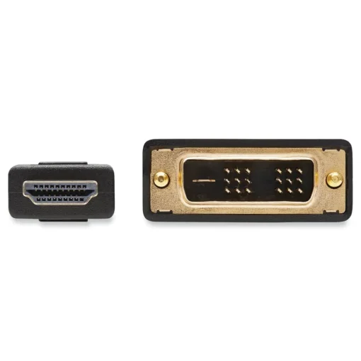Outlet 10 ft. Digital Monitor Adapter M/M HDMI to DVI-D Cable - Black Office Electronics & Batteries