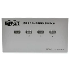 4 Ports USB 2.0 Printer/Peripheral Sharing Switch Office Electronics & Batteries