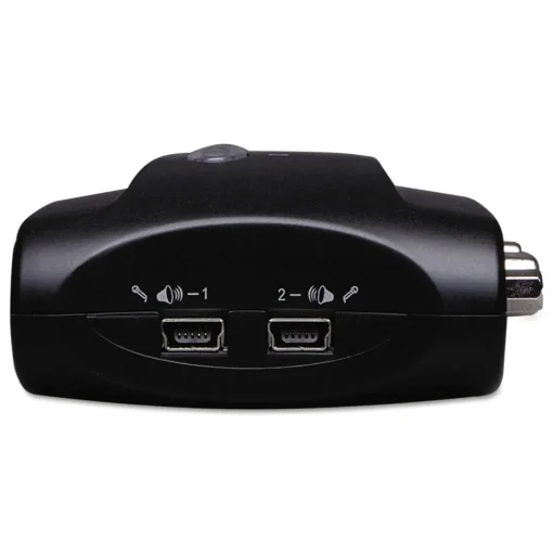 Clearance Compact USB KVM Switch with Audio and Cable Office Electronics & Batteries