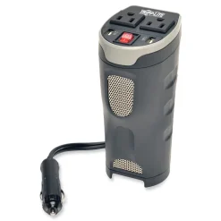 Online PowerVerter 200 W Ultra-Compact Car Inverter with Two AC Outlets/Two USB Ports Office Electronics & Batteries