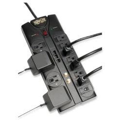 Clearance Protect It! 2880 J 12-Outlet Surge Protector with 8 ft. Cord - Black Office Electronics & Batteries