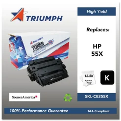 Outlet 751000NSH1098 Remanufactured CE255X (55X) 12,500 Page-Yield High-Yield Toner - Black Office Electronics & Batteries