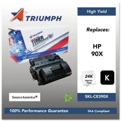 Outlet Remanufactured CE390X (90X) 24,000 Page-Yield High-Yield Toner - Black Office Electronics & Batteries