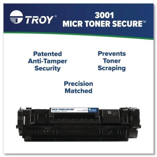 Best 02-W1380X-001 High-Yield MICR Toner Secure, Alternative for /HP 02-W1380X-001 - Black Office Electronics & Batteries