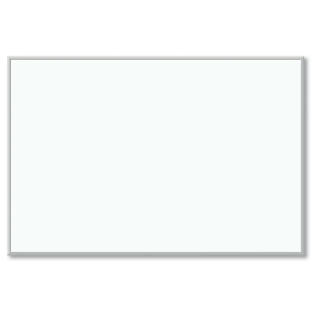Discount 72 in. x 48 in. (Actual Size: 70 in. x 47 in.) Melamine Dry Erase Board - White Surface, Satin Aluminum Frame Cleaning & Janitorial Supplies