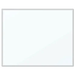 Sale 20 in. x 16 in. Magnetic Dry Erase Board - White Surface, Silver Aluminum Frame Office Presentation Supplies
