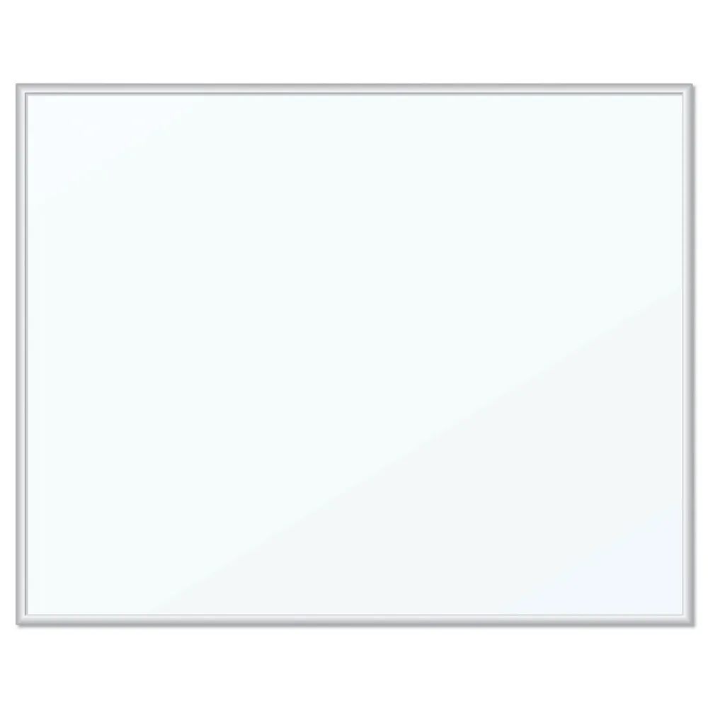 Sale 20 in. x 16 in. Magnetic Dry Erase Board - White Surface, Silver Aluminum Frame Office Presentation Supplies