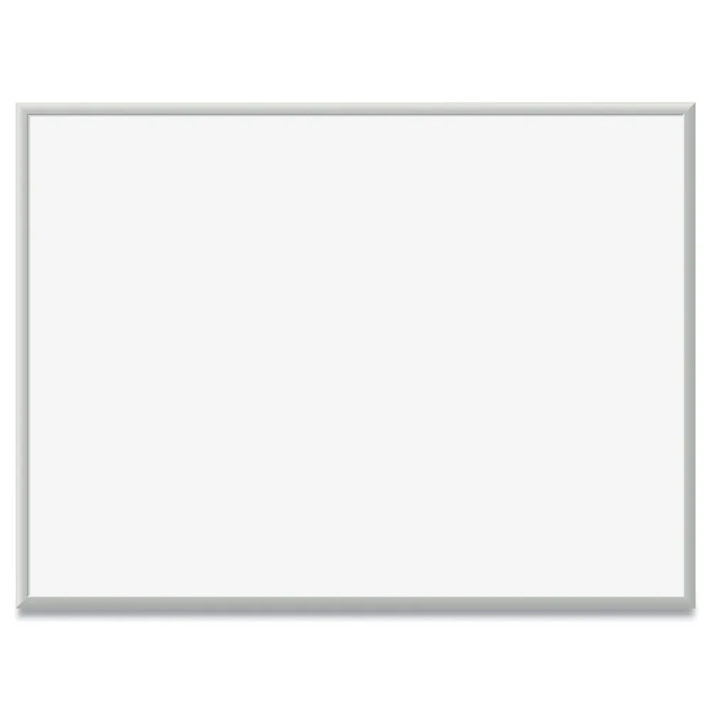 Sale 48 in. x 36 in. Magnetic Dry Erase Board - White Surface/Satin Aluminum Frame Office Presentation Supplies|Cleaning & Janitorial Supplies