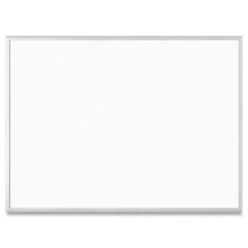 Sale 48 in. x 36 in. Magnetic Dry Erase Board - White Surface/Satin Aluminum Frame Office Presentation Supplies|Cleaning & Janitorial Supplies