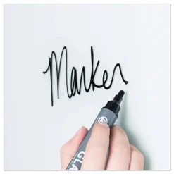 Hot 12 x 12 Cubicle Glass Dry Erase Board - White Surface Office Presentation Supplies