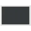Sale 30 x 20 Magnetic Chalkboard with Decor Frame - Black Surface/White Wood Frame Office Presentation Supplies