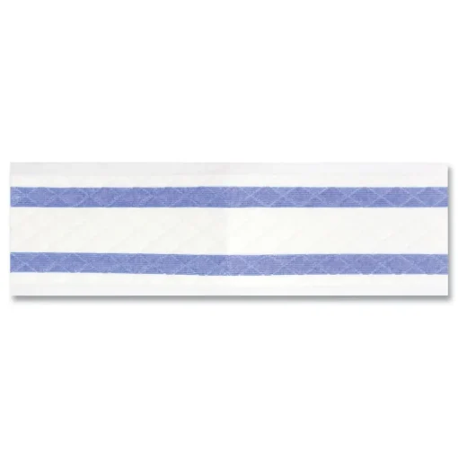 Sale Excella 18.5 in. x 5 in. Single-Use Spunlace Mop Pad - White Cleaning & Janitorial Supplies