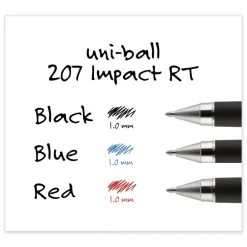 Discount 207 Impact RT Gel Bold 1 mm Conical Tip Pen Refills - Blue Ink (2/Pack) Pens, Pencils & Markers