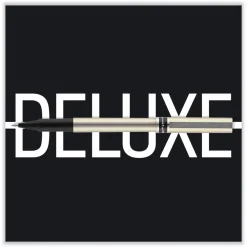 New Deluxe Extra-Fine 0.5 mm Rollerball Pen - Blue Ink/Metallic Gray/Black/Blue Barrel (1-Dozen) Pens, Pencils & Markers