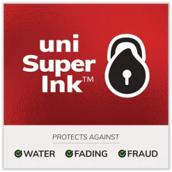 Hot Signo 207 Medium 0.7 millimeter Retractable Needle Point Gel Pen - Black Ink/Clear/Black Barrel (1-Dozen) Pens, Pencils & Markers