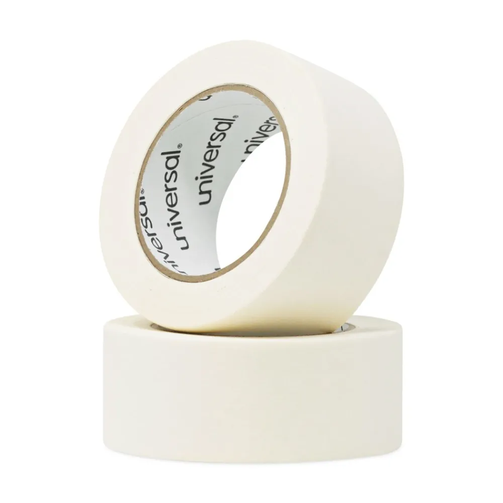 3 in. Core 48 mm x 54.8 in. General Purpose Masking Tape - Beige (24/Carton) Tapes & Adhesives