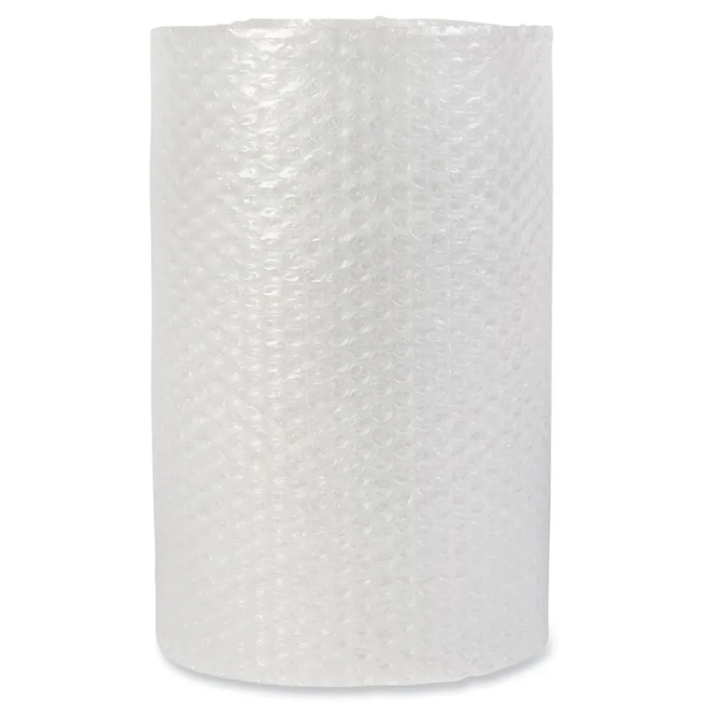 12 in. x 125 ft. 0.31 in. Thick Bubble Packaging Perforated Every 12 in. - Clear (4/Carton) Mailing, Packing & Shipping