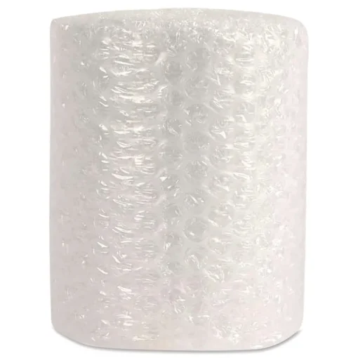 Clearance 12 in. x 30 ft. 0.31 in. Thick Bubble Packaging Perforated Every 12 in. - Clear (12/Carton) Mailing, Packing & Shipping
