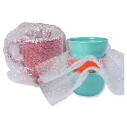 New 12 in. x 30 ft. 0.5 in. Thick Bubble Packaging Perforated Every 12 in. - Clear (6/Carton) Mailing, Packing & Shipping