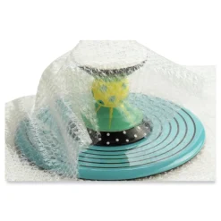 Online 12 in. x 60 ft. 0.5 in. Thick Perforated Every 12 in. Bubble Packaging - Clear Mailing, Packing & Shipping