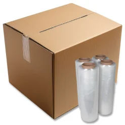 Online 18 in. x 1500 ft. 20 mic (70-Gauge) Handwrap Stretch Film - (4/Carton) Cleaning & Janitorial Supplies