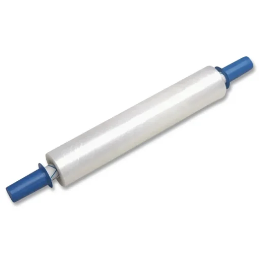 20 in. x 1000 ft. 20 mic 80-Gauge Stretch Film with Cushioned Handles (4/Carton) Cleaning & Janitorial Supplies