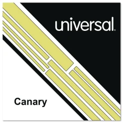 New 8.5 in. x 11 in. 20 lbs. Bond Weight Deluxe Colored Paper - Canary (10 Reams/Carton) Paper & Printables