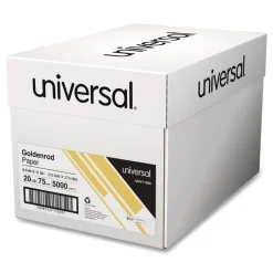 Hot 8.5 in. x 11 in. 20 lbs. Bond Weight Deluxe Colored Paper - Goldenrod (10 Reams/Carton) Paper & Printables