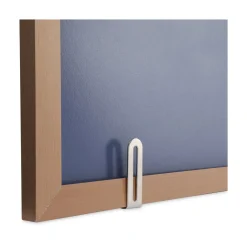 Online 48 in. x 36 in. Deluxe Melamine Dry Erase Board - Melamine White Surface, Oak Fiberboard Frame Office Presentation Supplies