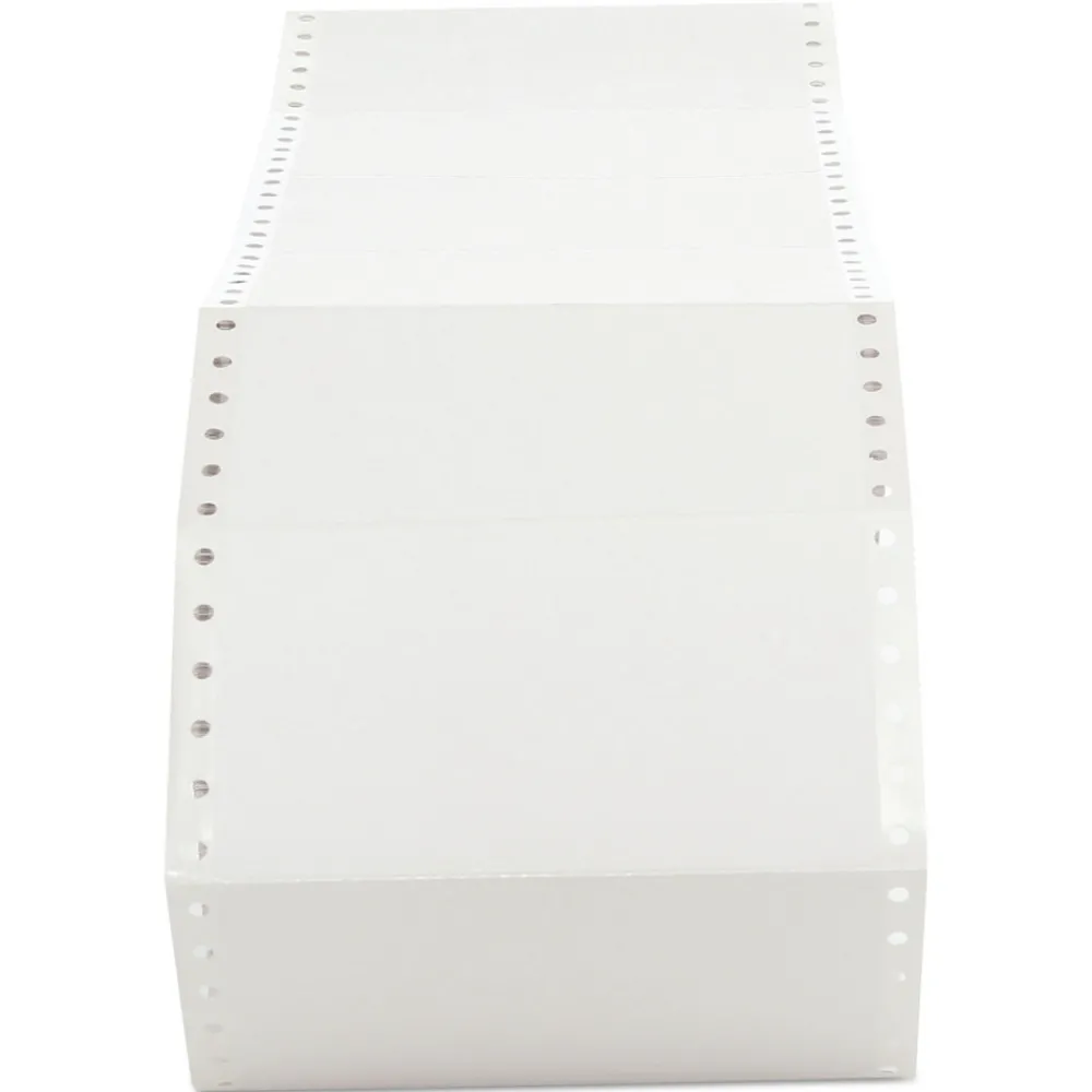 Hot 2.94 in. x 5 in. Dot Matrix Printer Labels- White (3000/Box) Labels & Label Makers