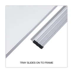 Discount 24 in. x 18 in. Melamine Cork/Dry Erase Board - Tan/White Surface, Aluminum/Plastic Frame Office Presentation Supplies