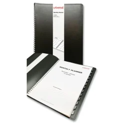 New 11 in. x 8 in. 14-Month (Dec 2025-Jan 2027) Monthly Planner - Black Cover Calendars & Planners