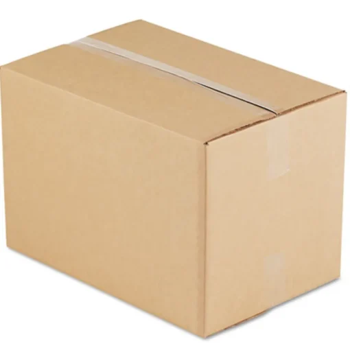 Online 12 in. x 18 in. x 12 in. Regular Slotted Container Fixed-Depth Corrugated Shipping Boxes - Brown Kraft (25/Bundle) Mailing, Packing & Shipping