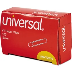 Online No. 1 Smooth Paper Clips - Silver (12/Carton) Paper Clips, Binder Clips, & Fasteners