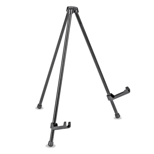 Online Portable 14 in. Steel Tabletop Easel - Black Office Presentation Supplies