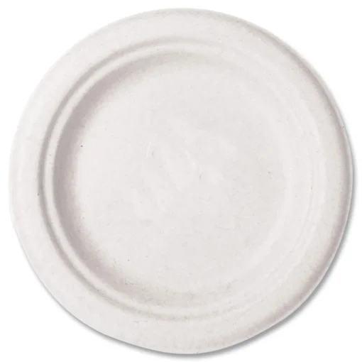Discount 6 in. Molded Fiber Compostable Tableware Plate - White (1000/Carton) Tabletop And Serveware