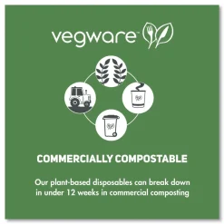 Hot 16 oz. 96-Series Compostable Cold Cup - Clear/Green (1000/Carton) Tabletop And Serveware