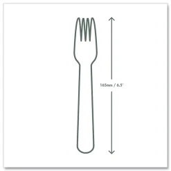 Best Compostable CPLA Cutlery Fork - White (1000/Carton) Tabletop And Serveware