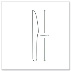 Sale Compostable CPLA Cutlery Knife - White (1000/Carton) Tabletop And Serveware