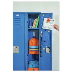 Clearance 0.63 in. Diameter Removable Adhesive Sticky-Back Fasteners - White (75/Pack) Paper Clips, Binder Clips, & Fasteners