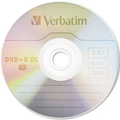 Clearance 8.5 GB 8x DVD R Dual-Layer Recordable Disc - Silver (5/Pack) Office Electronics & Batteries
