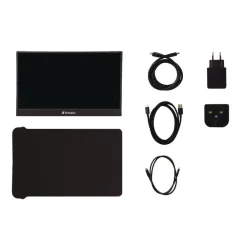 Best 15.6 in. Widescreen 1920 Pixels x 1080 Pixels IPS Panel Portable Touchscreen Monitor Office Electronics & Batteries