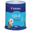 Discount 700 MB/80 min 52x CD-R Recordable Disc - White (100/Pack) Office Electronics & Batteries